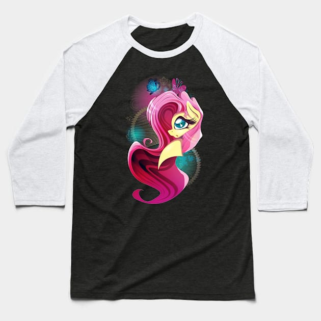 Fluttershy Baseball T-Shirt by RarieDash